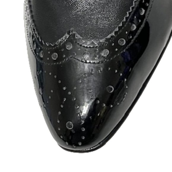 SESTO MEUCCI OLE Black Patent Leather Flats 5.5M - Picture 16 of 16